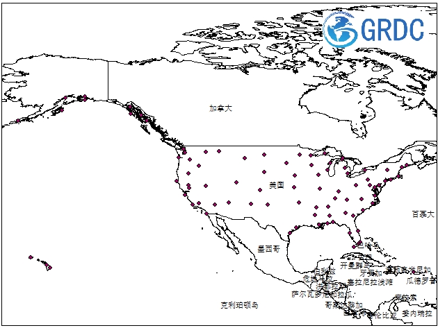 美国海岸警卫队 （USCG） 海上差分 GPS （DGPS） 位置